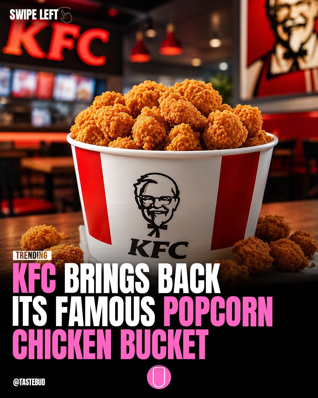 KFC's Popcorn Chicken Bucket is Back: Don't Miss Out!