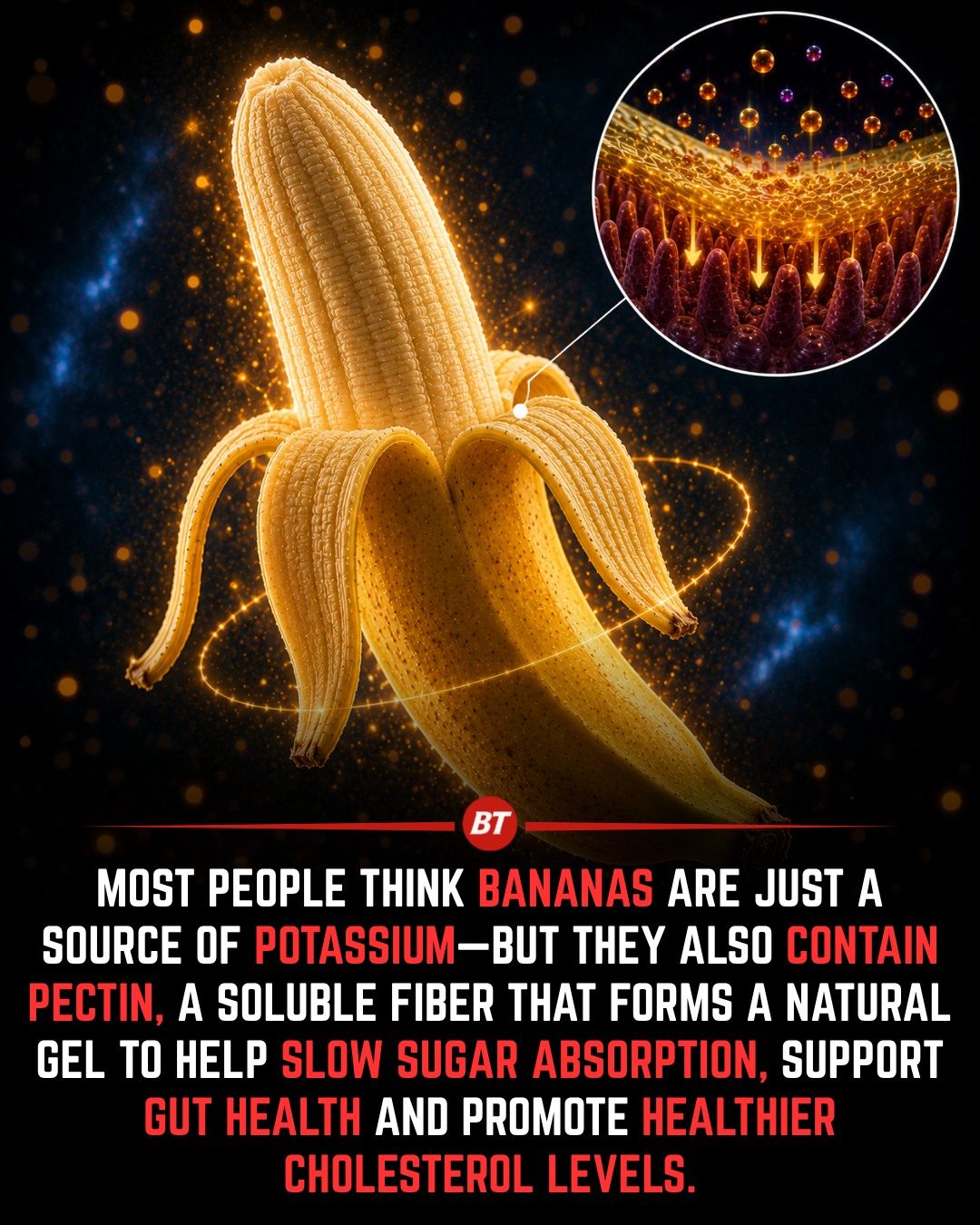 Uncovering Bananas' Health Boon: Pectin's Hidden Powers