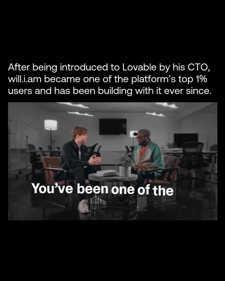 Will.i.am Shares His Experience with Lovable's Creative Platform
