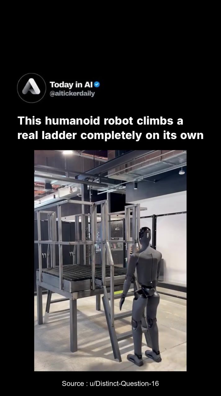 The F.03 Humanoid Robot's Autonomous Ladder Climbing Feat