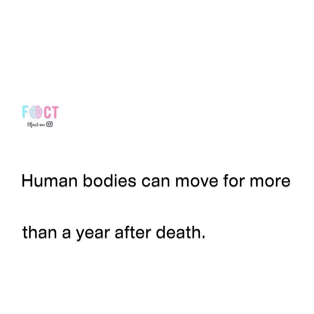 Post-Mortem Movements: What Happens to the Body After Death