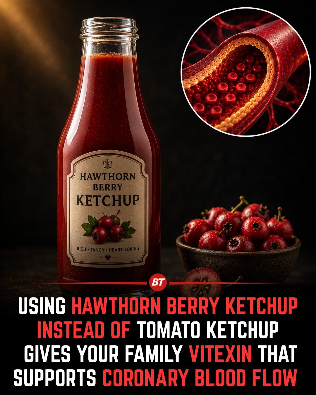 Hawthorn Berry Ketchup: A Heart-Supporting Alternative