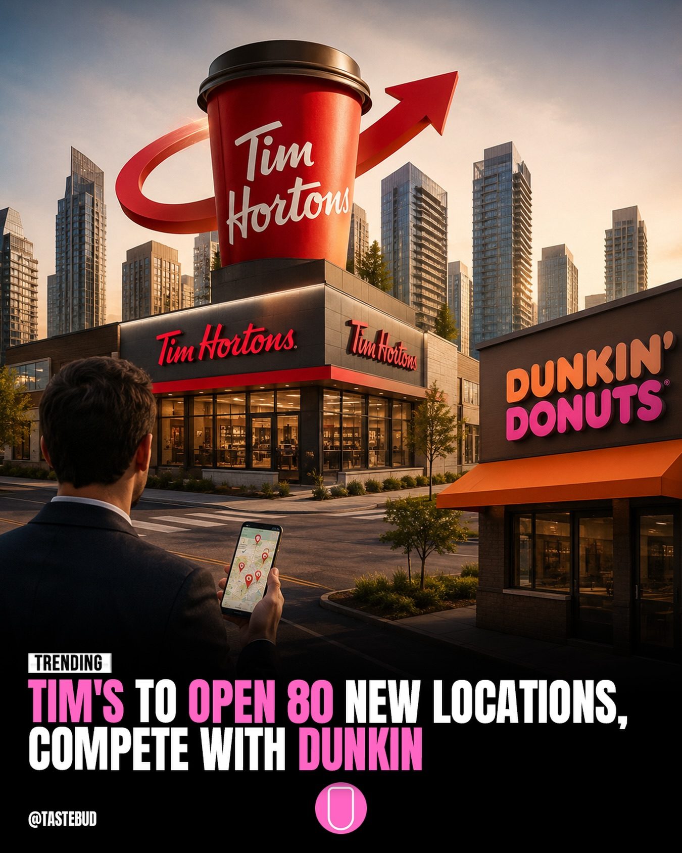 Tim Hortons' $400M Expansion: 80 New Locations, Digital Upgrades