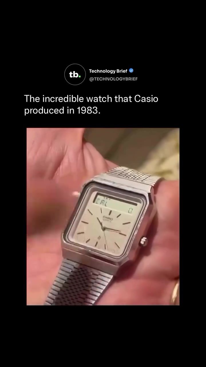 Casio AT-550: The 1983 Touchscreen Calculator Watch Ahead of Time
