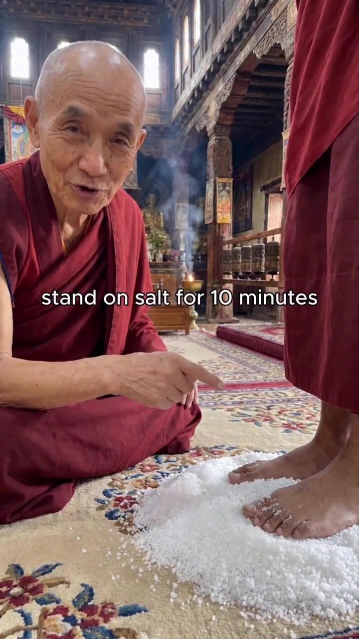 Unlock Ancient Healing: Stand on Salt for 10 Minutes