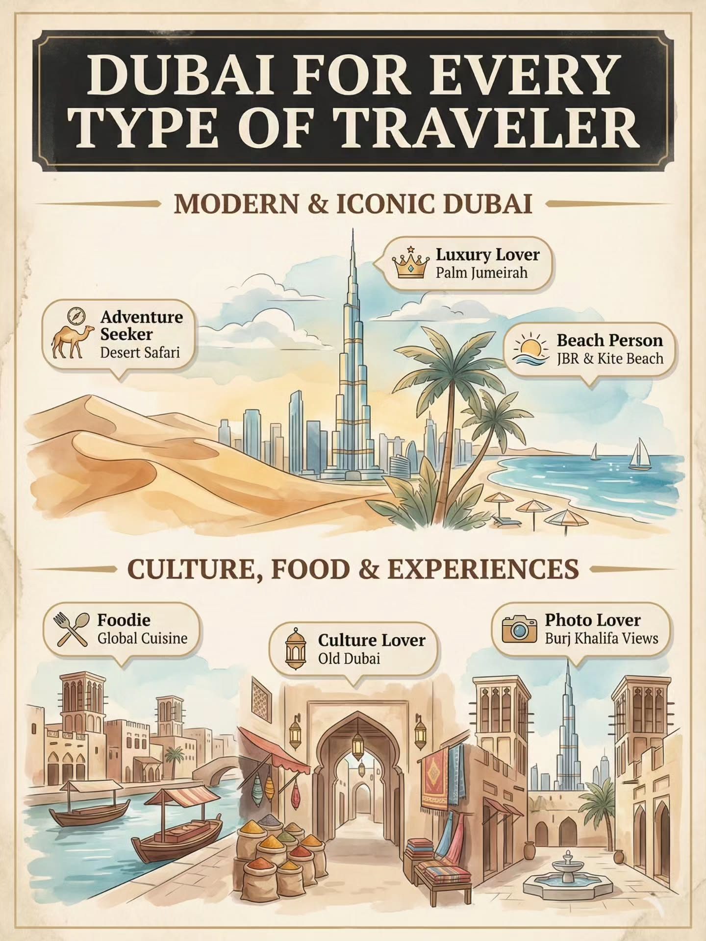 Dubai Travel: Top Experiences for Every Type of Visitor