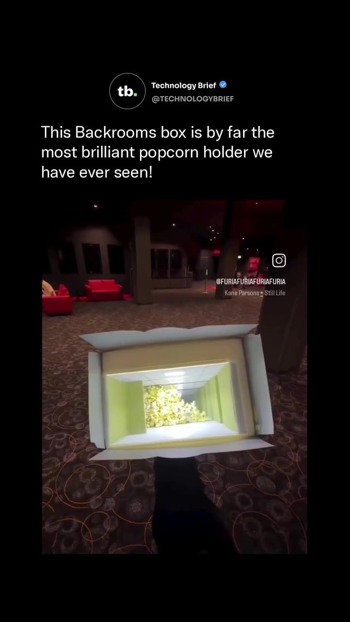 Inside the Backrooms: The Movie-Theme Popcorn Box