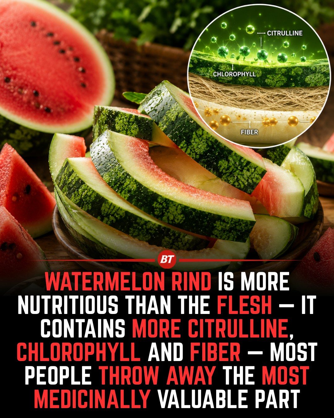 The Hidden Health Benefits of Watermelon Rind
