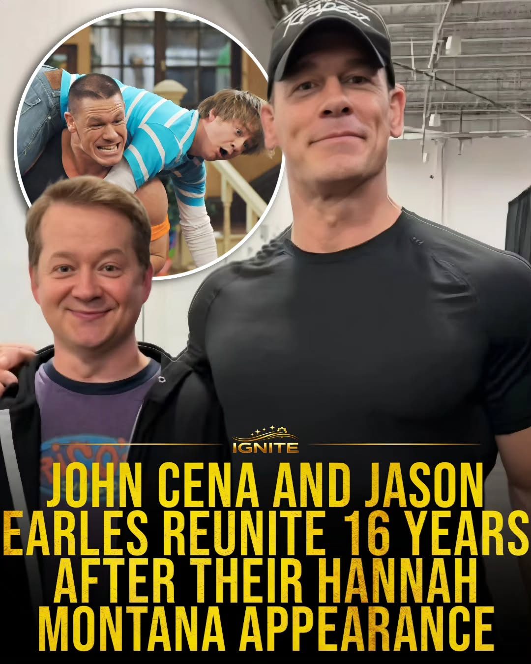 John Cena & Jason Earles Reunite After 16 Years