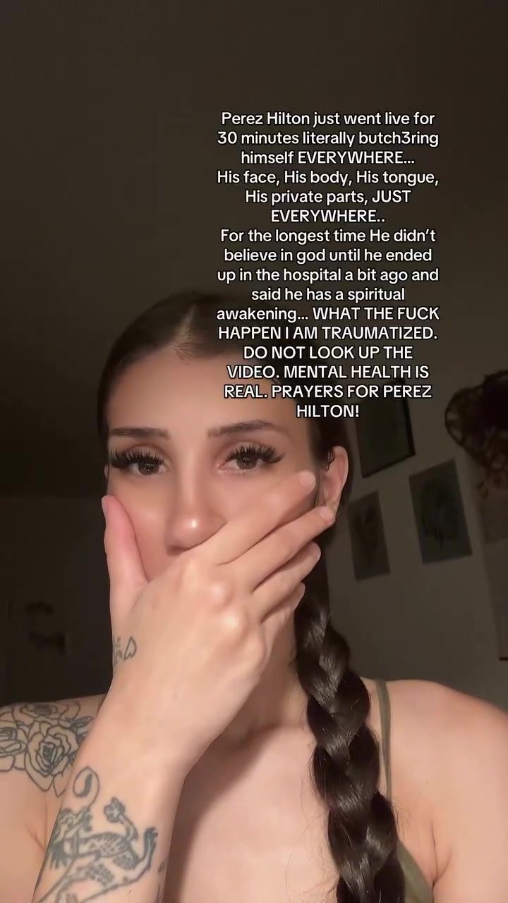 Perez Hilton's Disturbing Live Video Highlights Mental Health Struggles