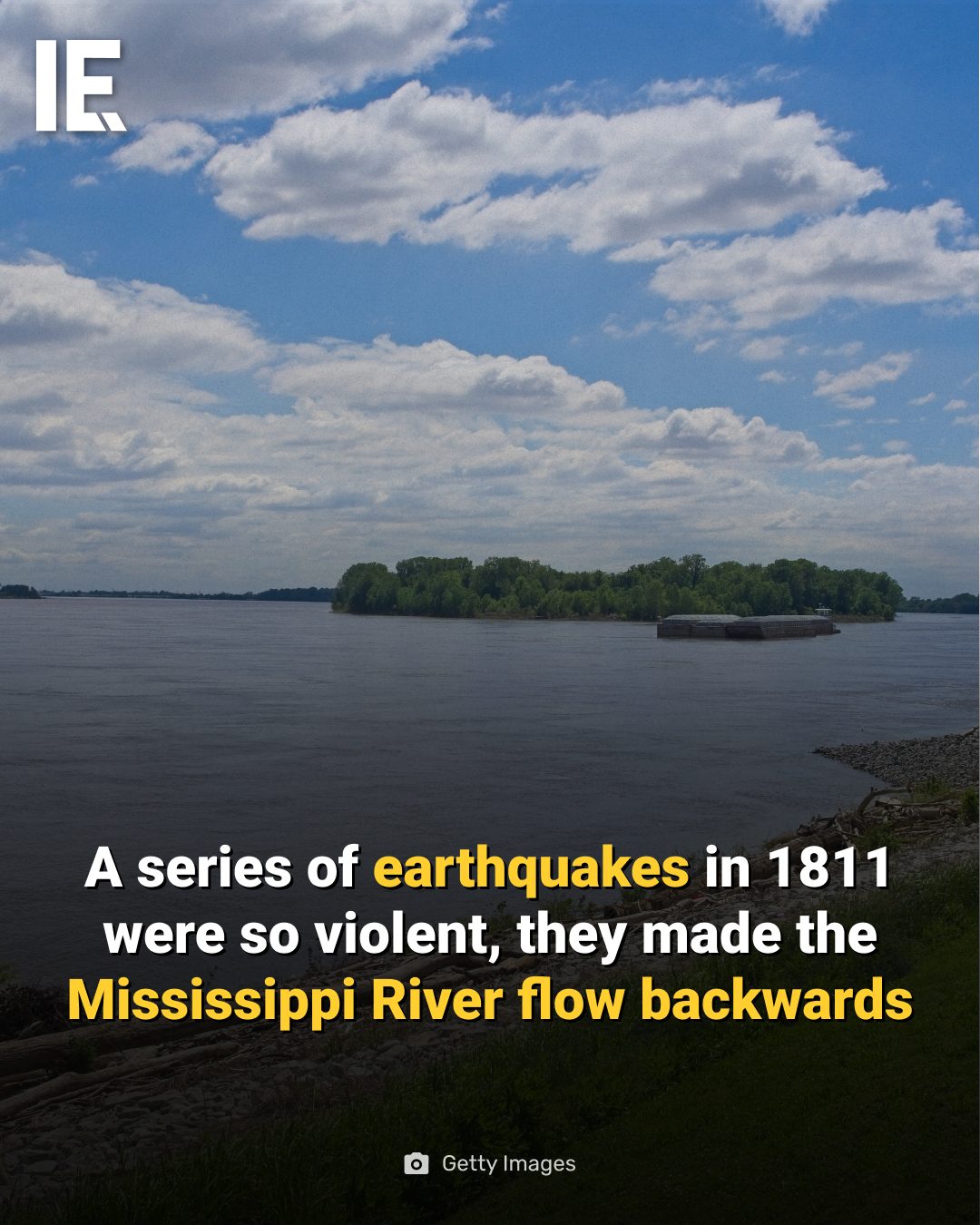 When Earthquakes Made the Mississippi Flow Backward
