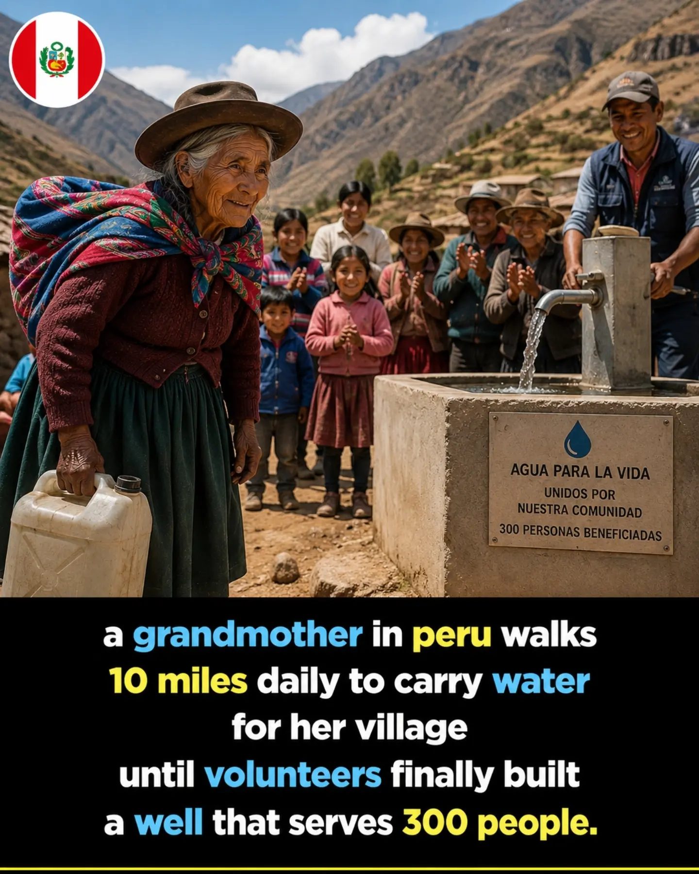 Peruvian Village Transformed by Community Well Project