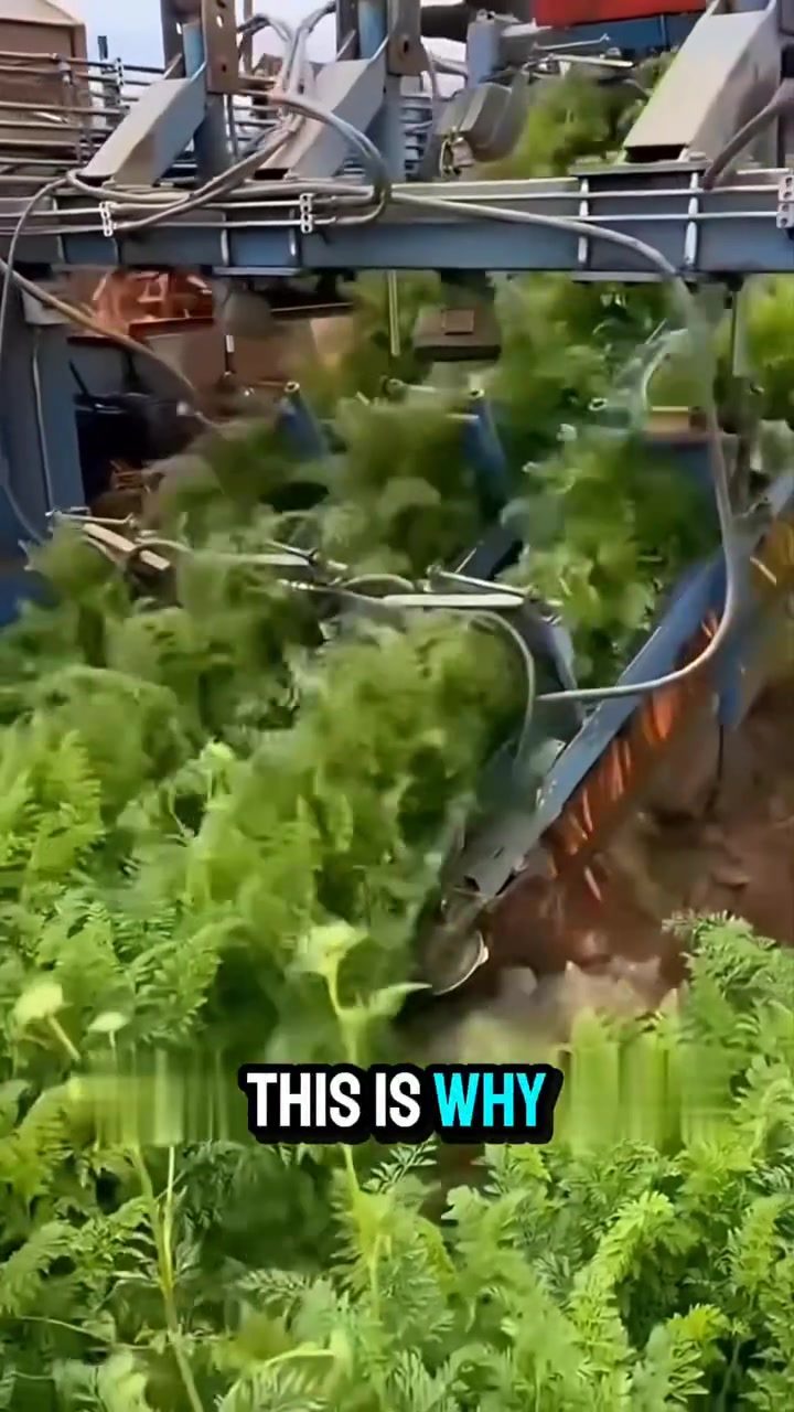 Carrot Harvesting Revolution: Tractors that Harvest 1,000 Tons Daily