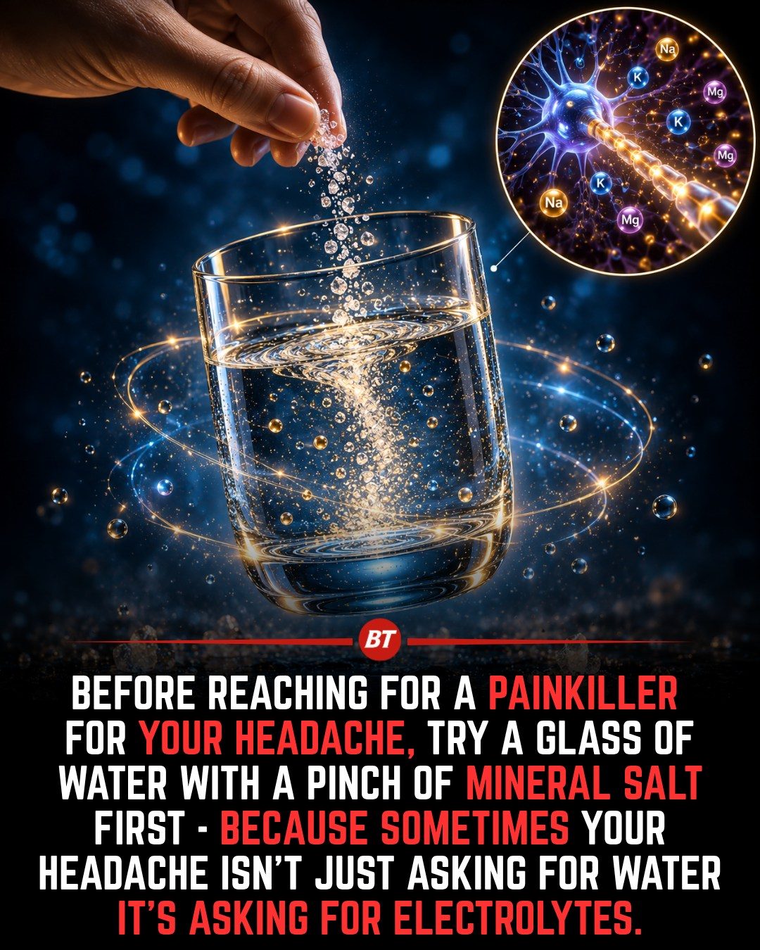 Headaches: Try This Electrolyte Fix Before Painkillers