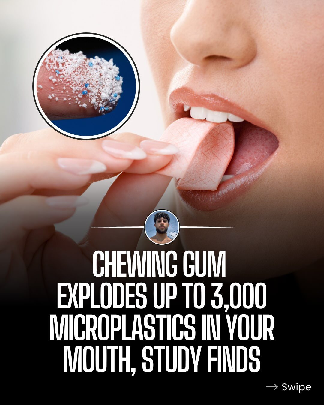 Chewing Gum Releases Up to 3,000 Microplastics: Study Finds