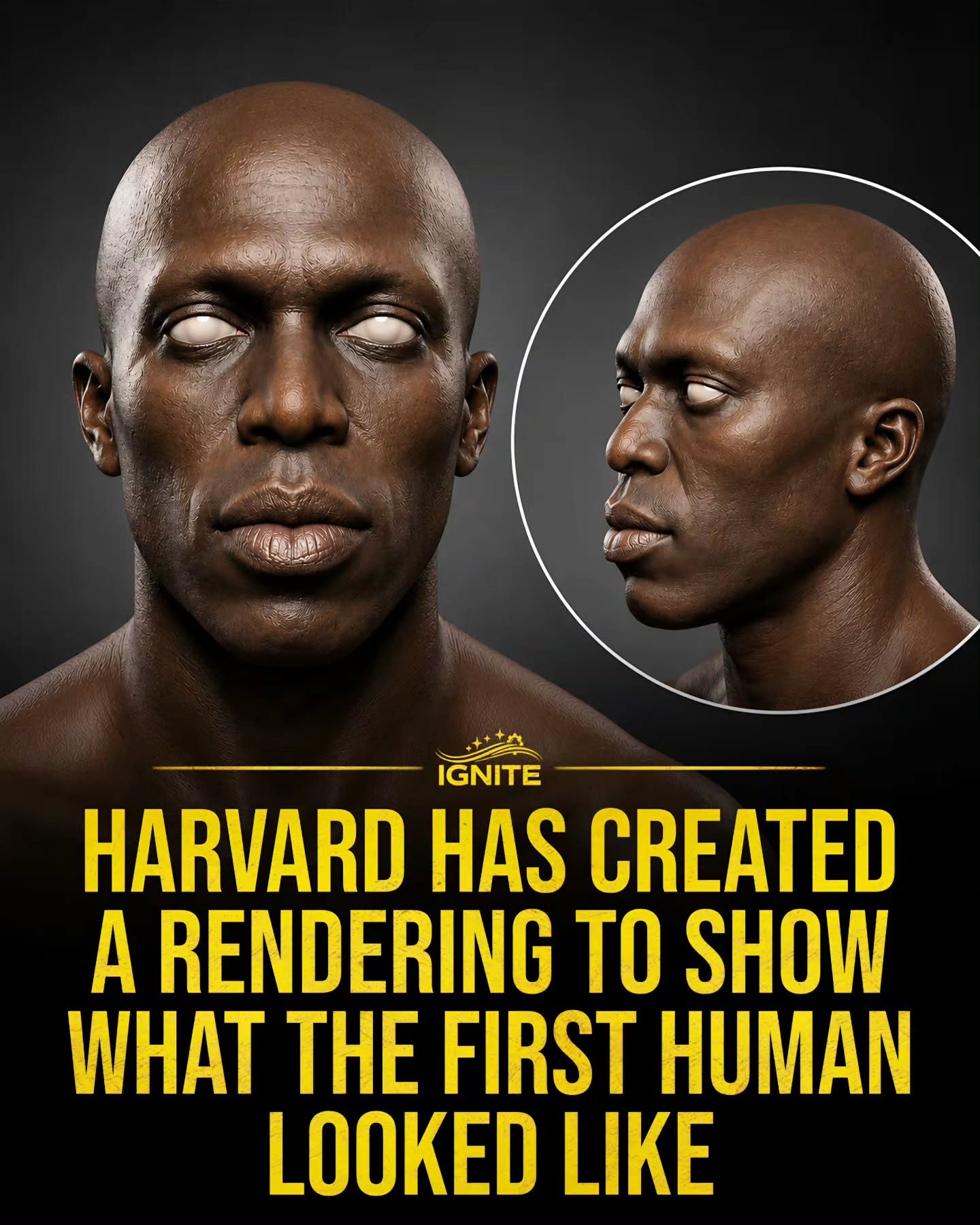 Harvard's AI-created first human rendering reveals early evolution