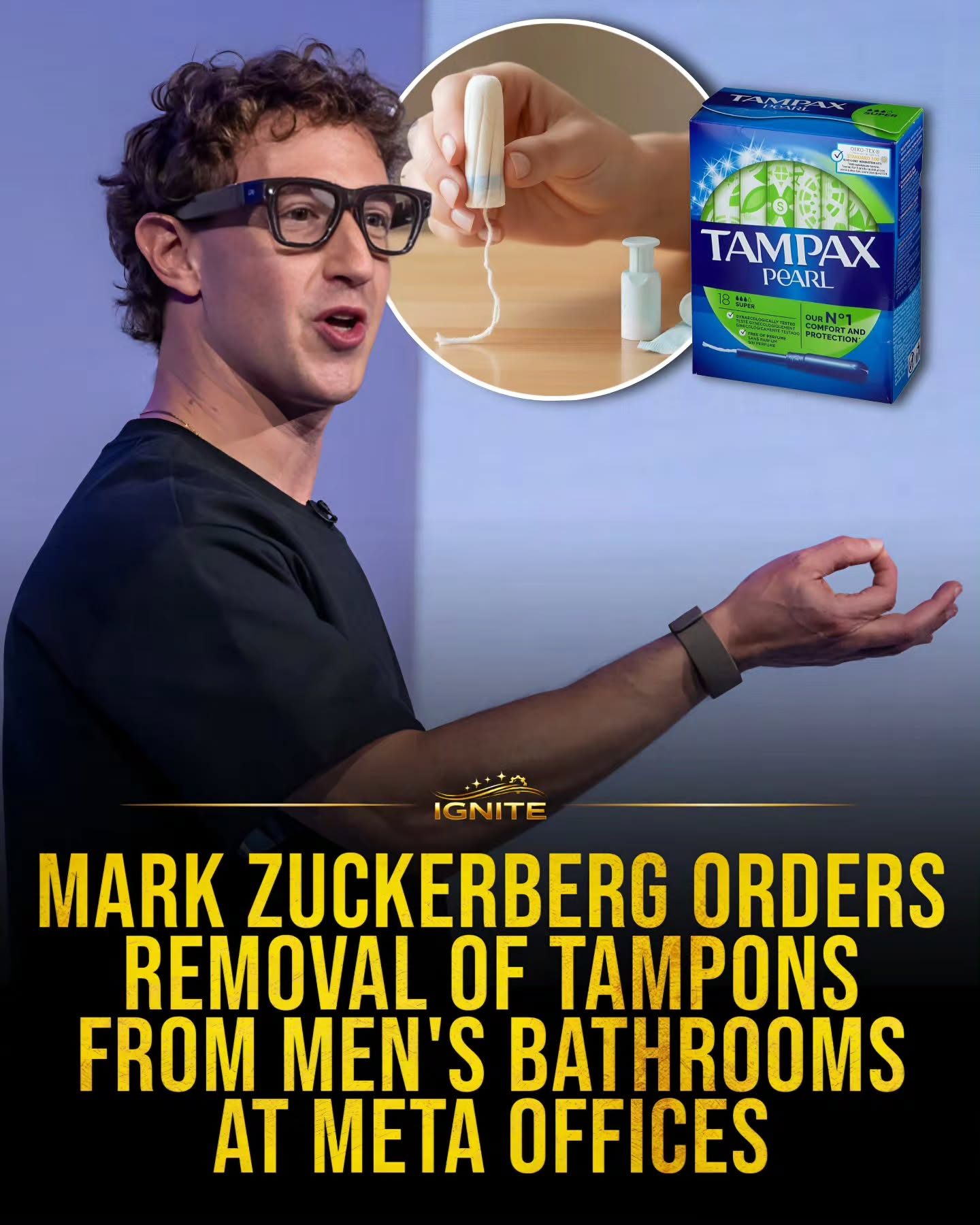 Tampax Tampons: Meta’s Controversial Men's Bathroom Policy