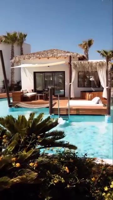 Explore Tropical Luxuries: Pool Cabanas, Floating Lounges, and More