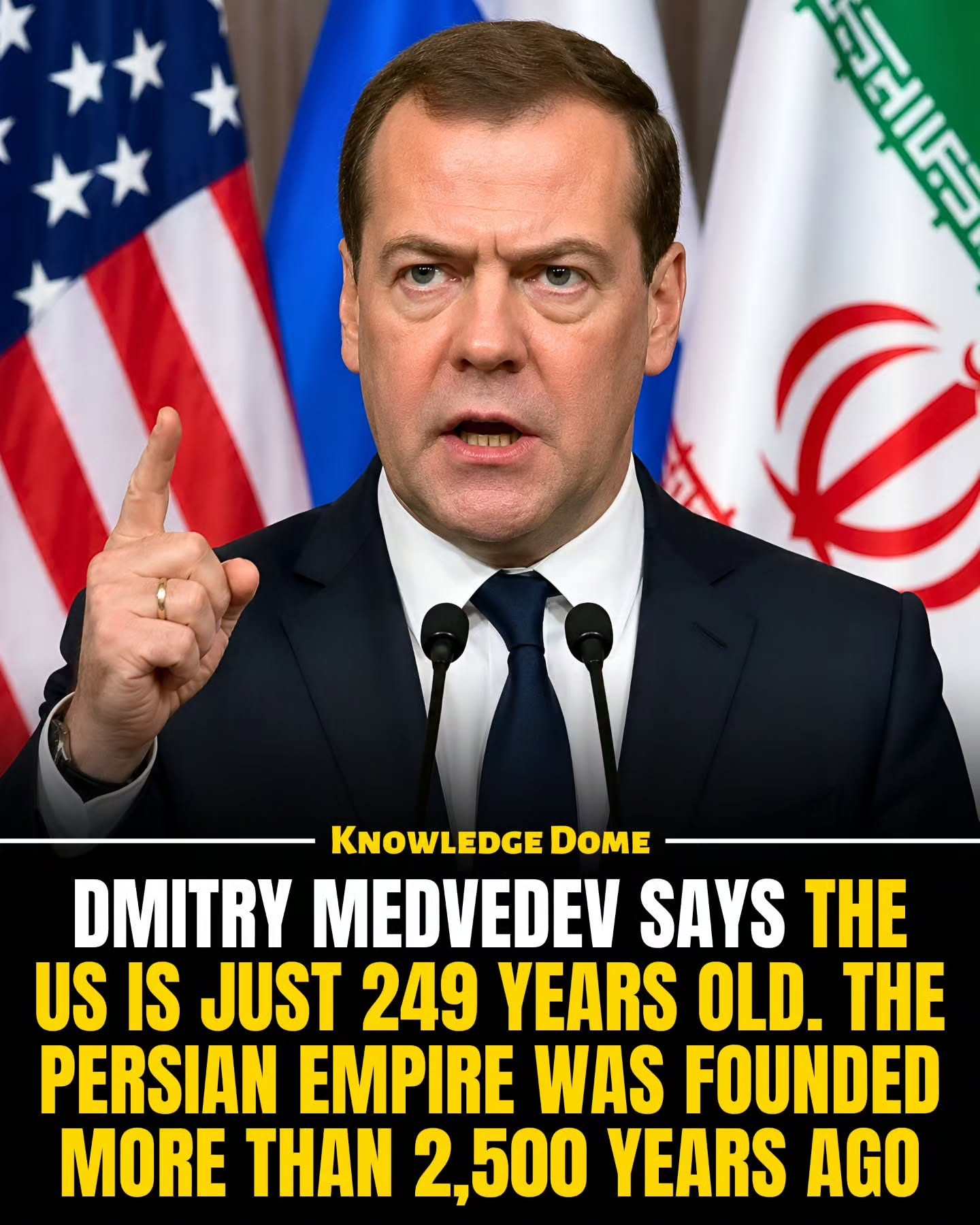 Medvedev's History Lesson: Iran vs US Aged