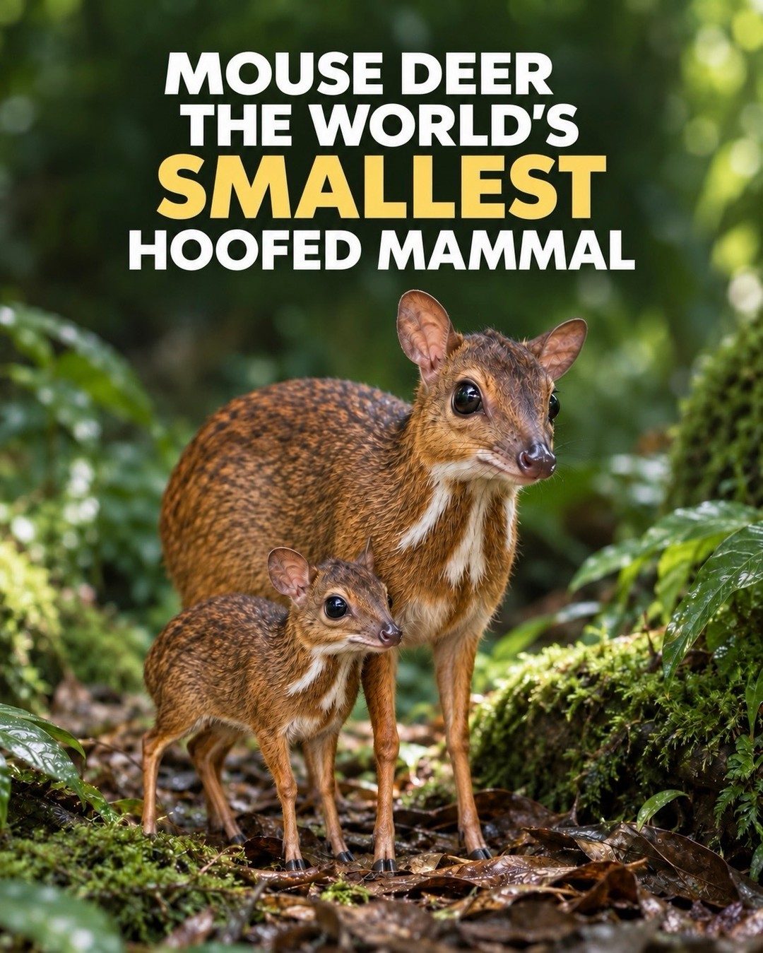 Mouse Deer: World's Smallest Hoofed Mammal
