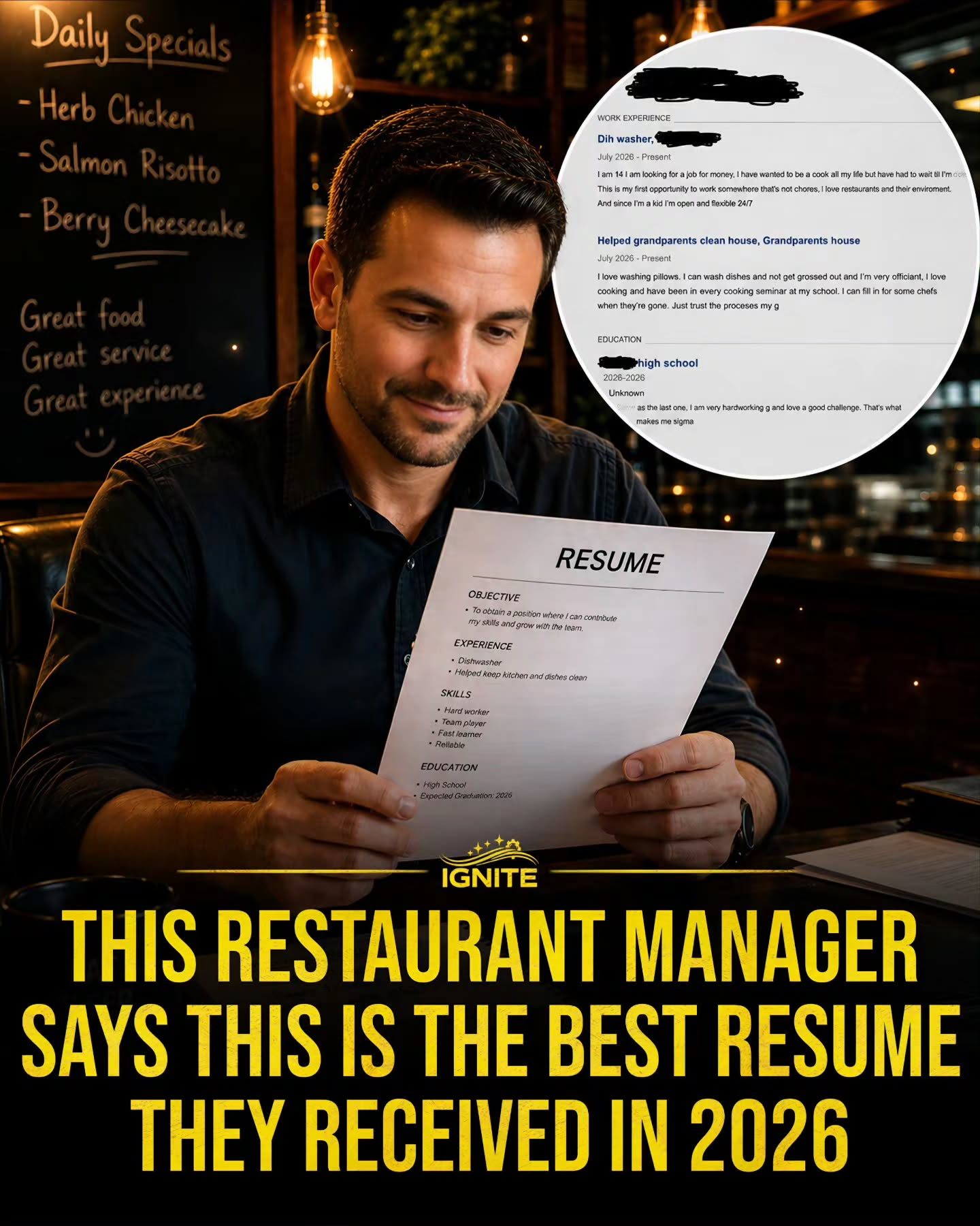 **A Teen's Dream: Crafting a Standout Restaurant Job Resume for 2026**