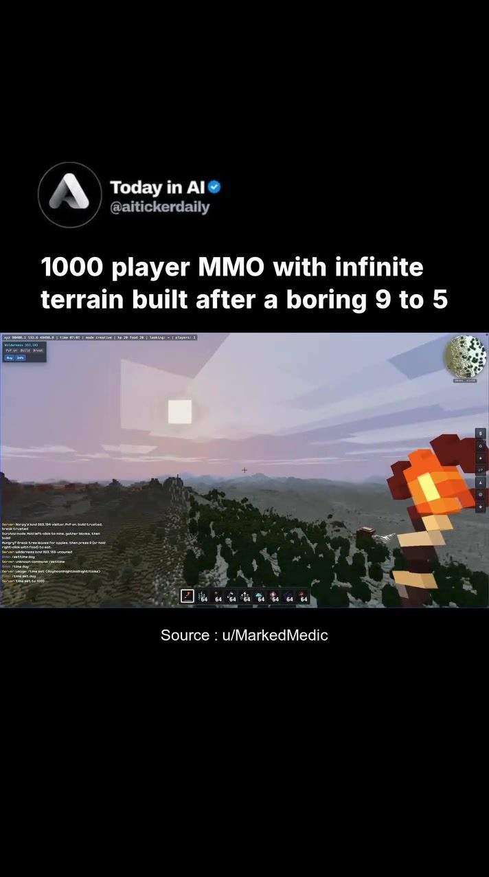 NewBlocks: Fan-Made MMO with Infinite Terrain