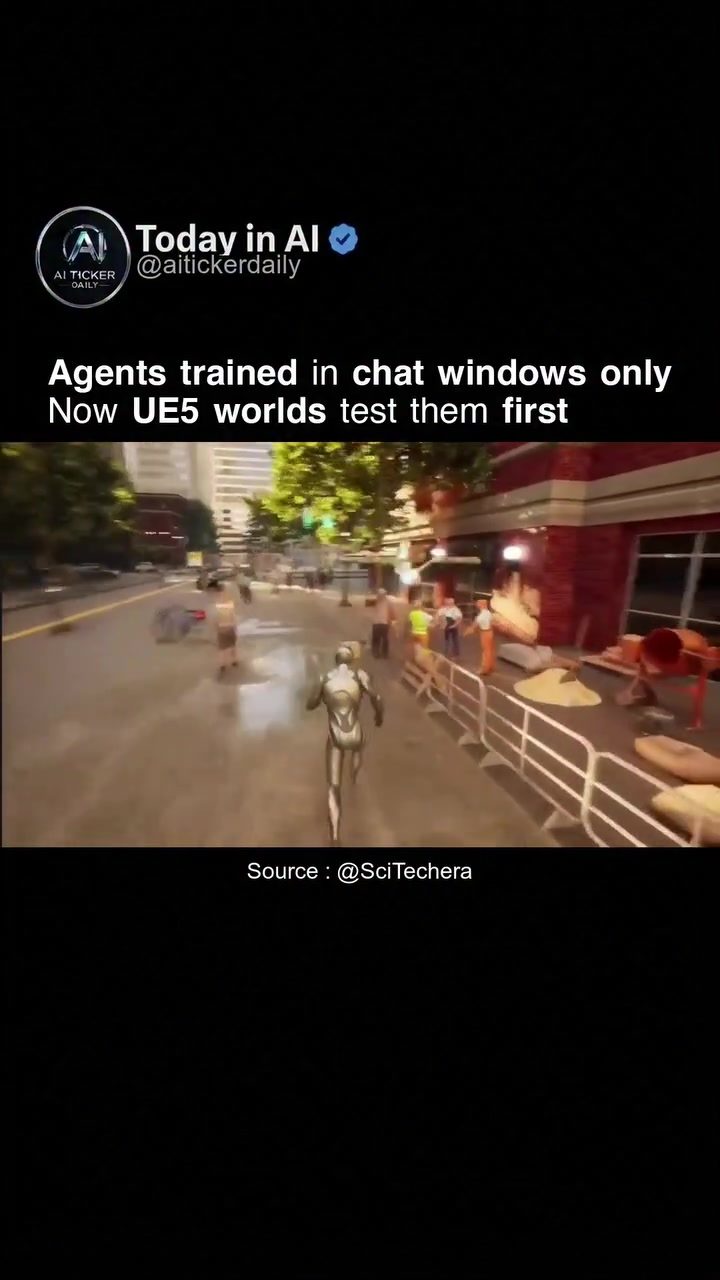 **AI Agents Now Train in 3D Cities Before Real-World Use**