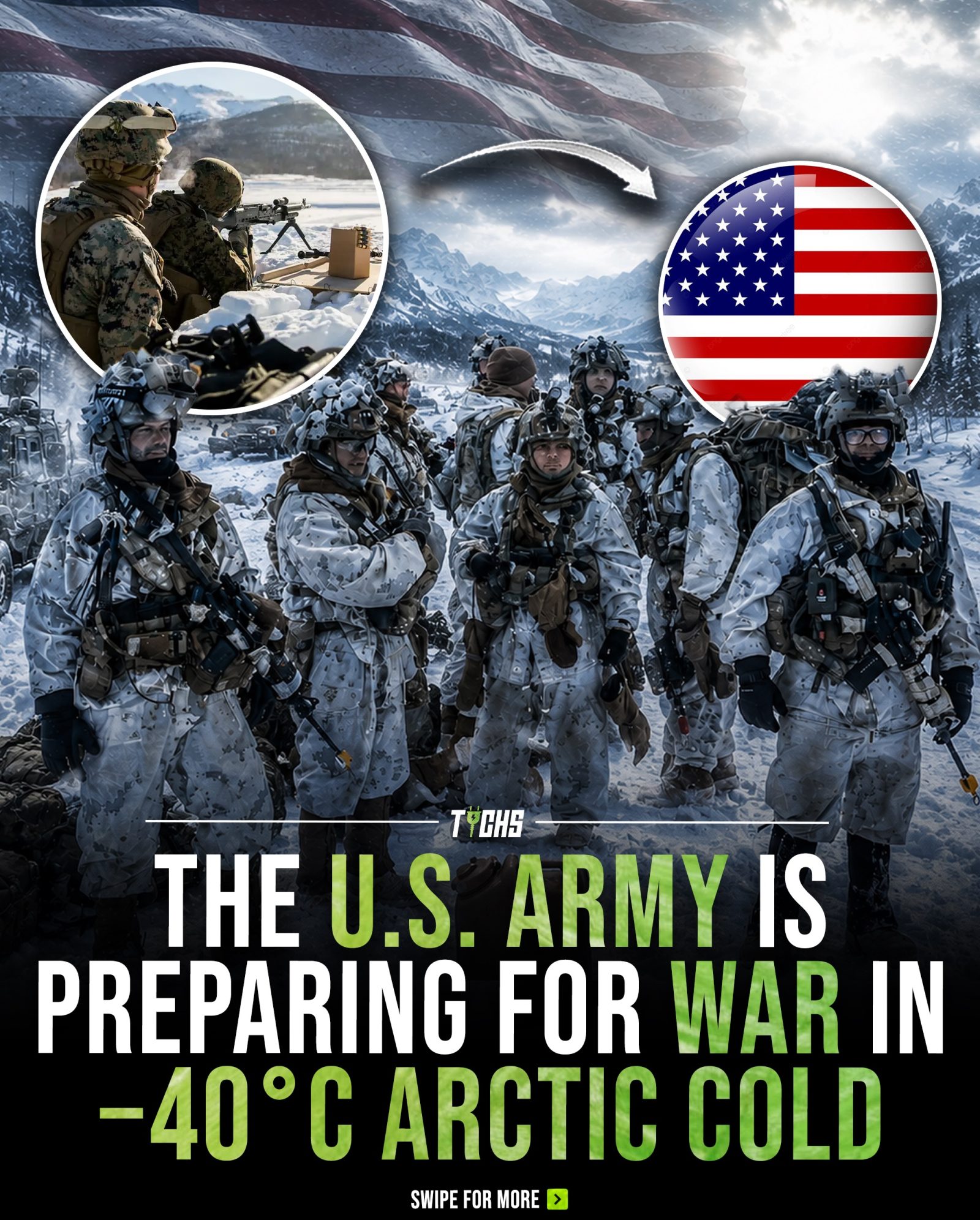 U.S. Army's Extreme Arctic Training in -40°C Conditions