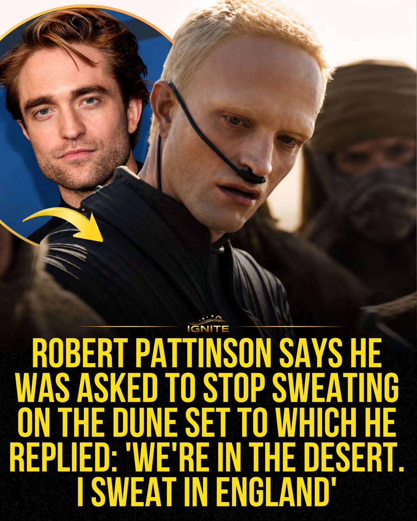 Robert Pattinson's Funny Dune Set Story