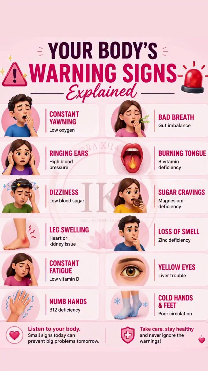 Understand Body Signs: 8 Warning Symptoms to Watch