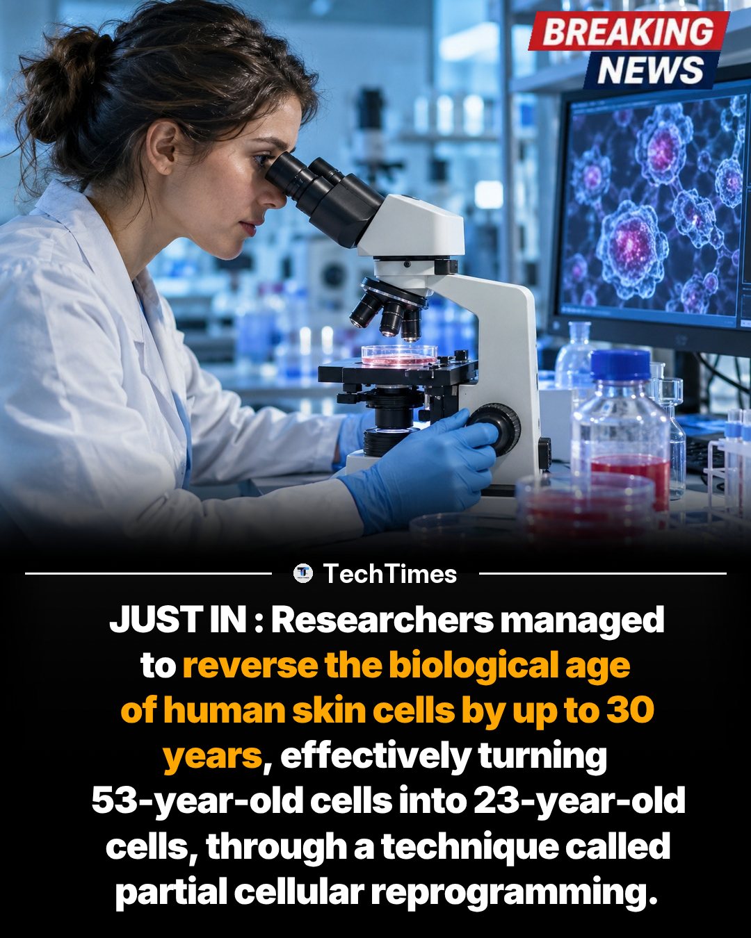 Partial Cellular Reprogramming: Reversing Skin Cell Age