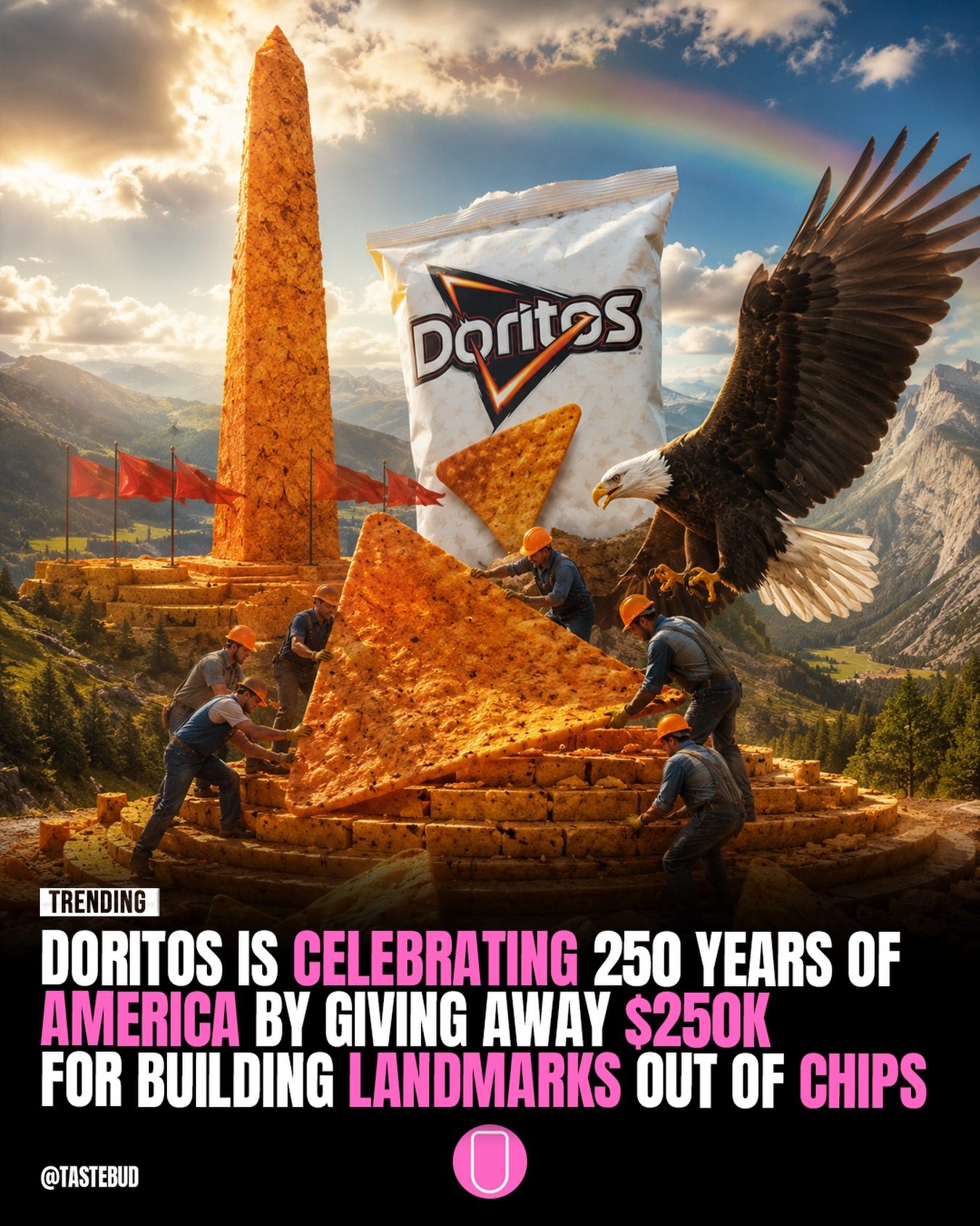 Doritos Anniversary Challenge: Build Landmarks, Win $250K