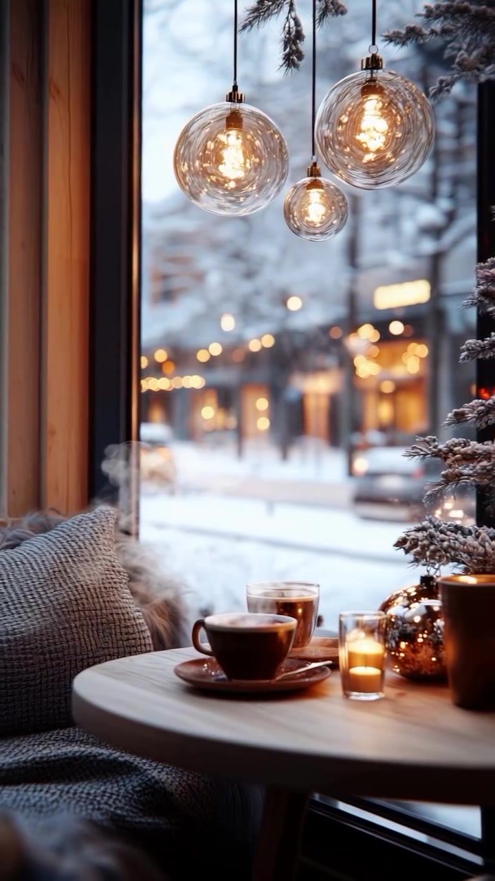 Cozy Winter Scenes in Modern Interiors