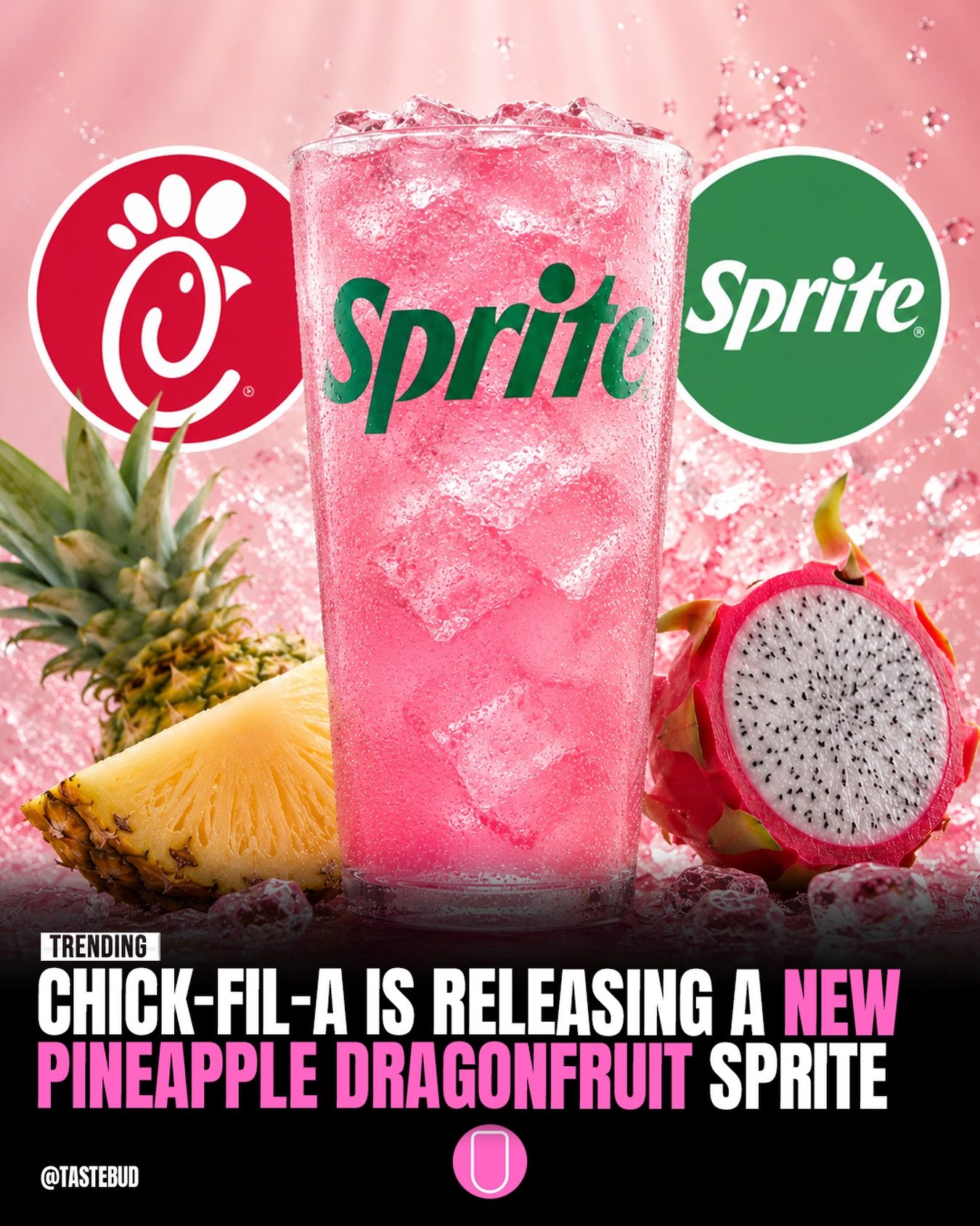 Savor Chick-fil-A's New Pineapple Dragonfruit Sprite Drink