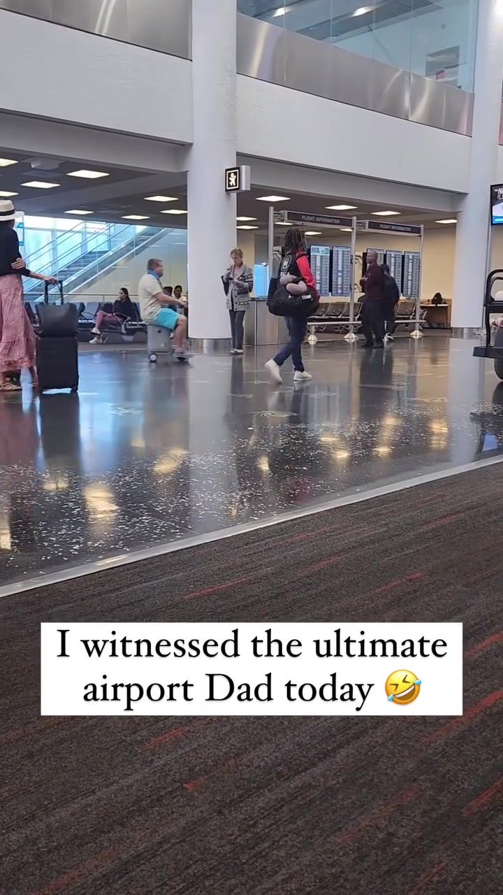 Airport Dad Adventures: Funny Scenes Unfolding