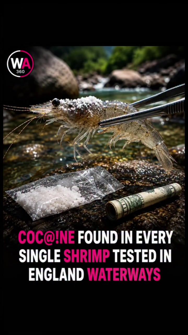 Cocaine Found in All Tested Freshwater Shrimp in England