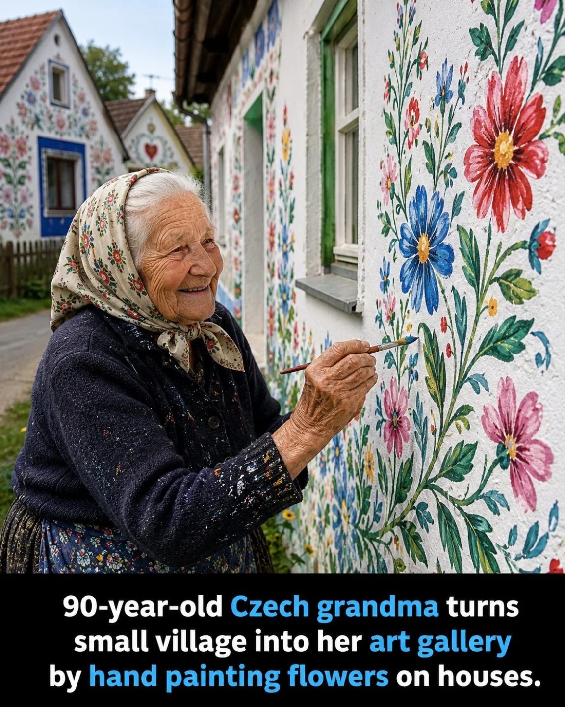 90-Year-Old Czech Grandma Turns Village Into Gallery