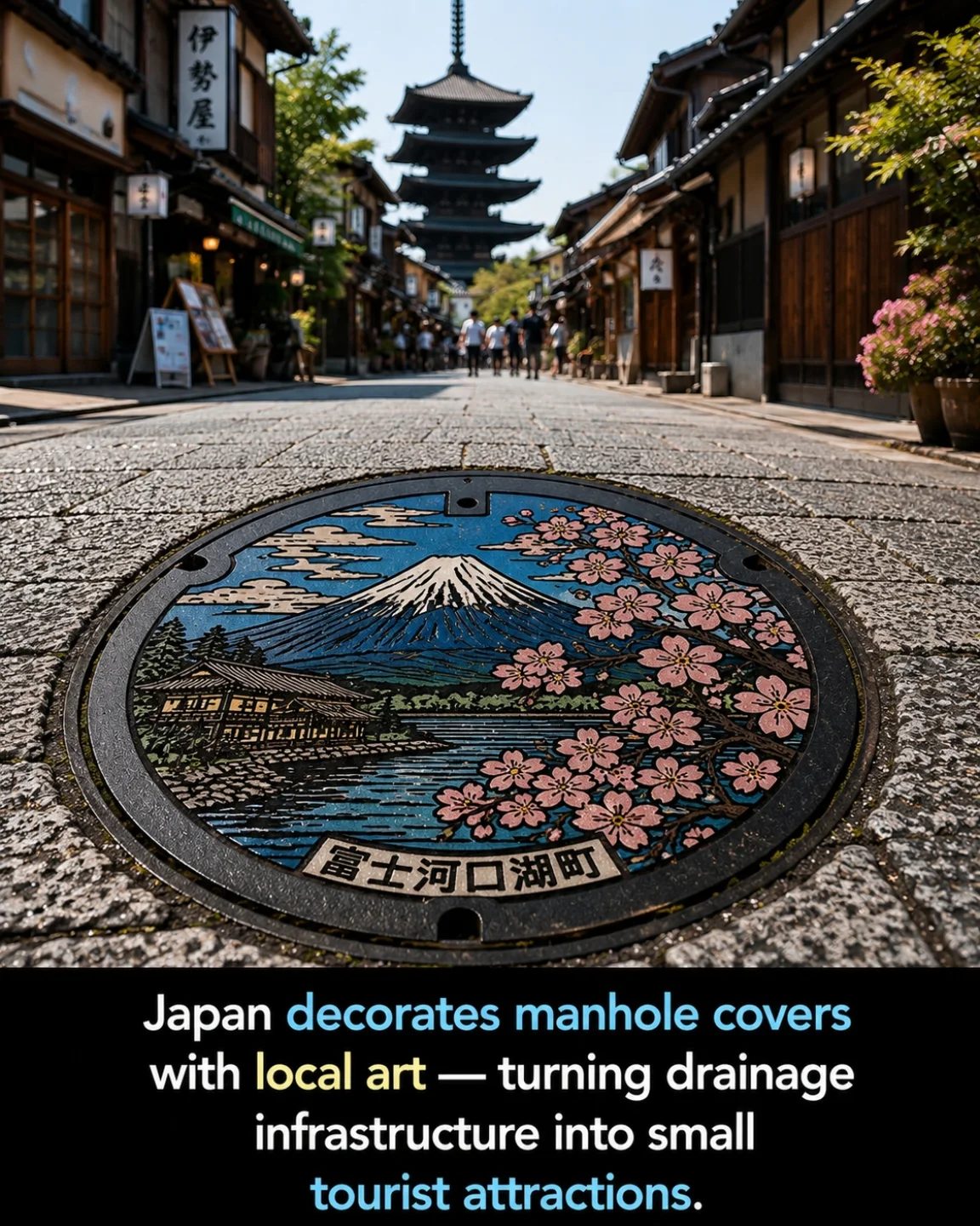 Japan's Intricate Manhole Covers: Art Meets Infrastructure