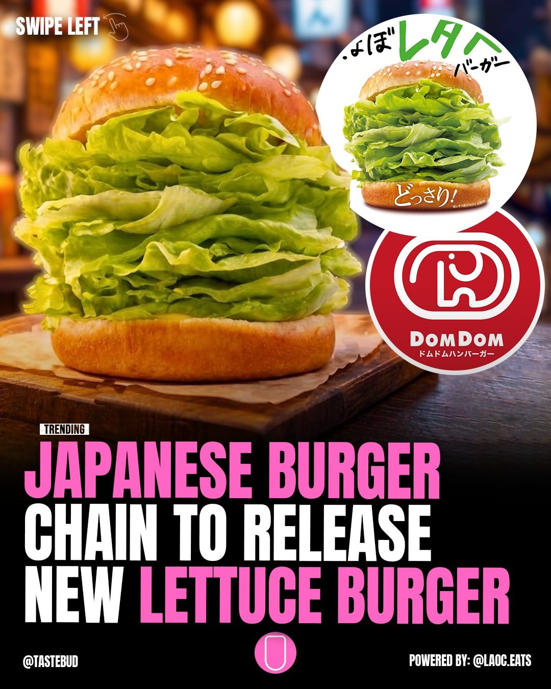 DomDom's Lettuce-Focused Burger Takes Japan by Storm