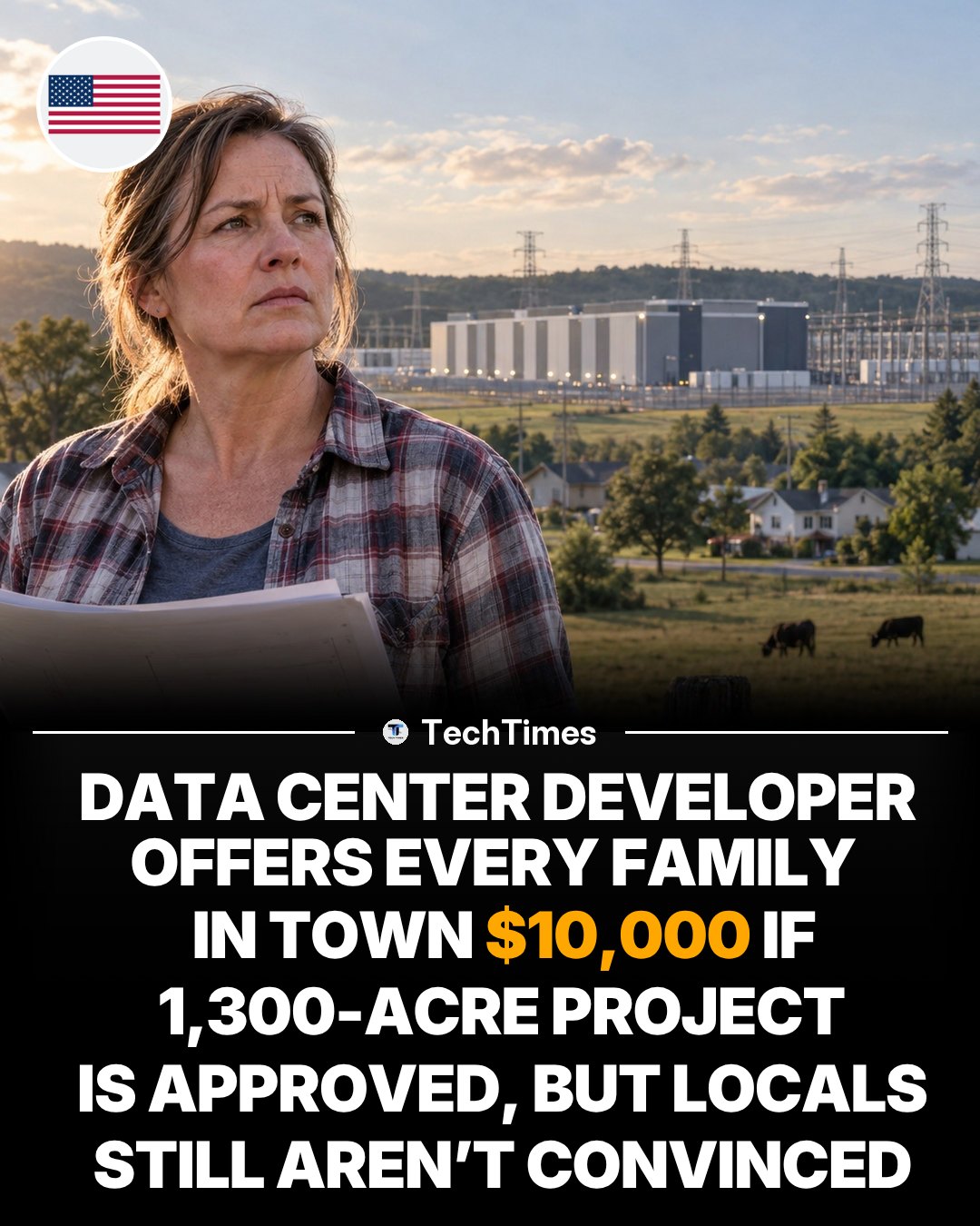 Data Center Developer's $10,000 Offer to Town
