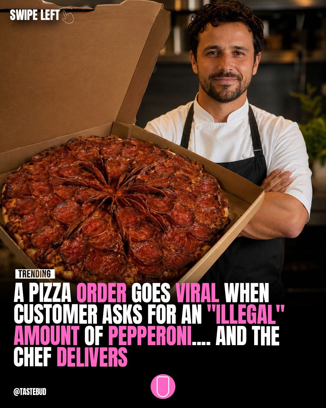 Pepperoni Pizza Order Goes Viral with Chef's Creative Twist