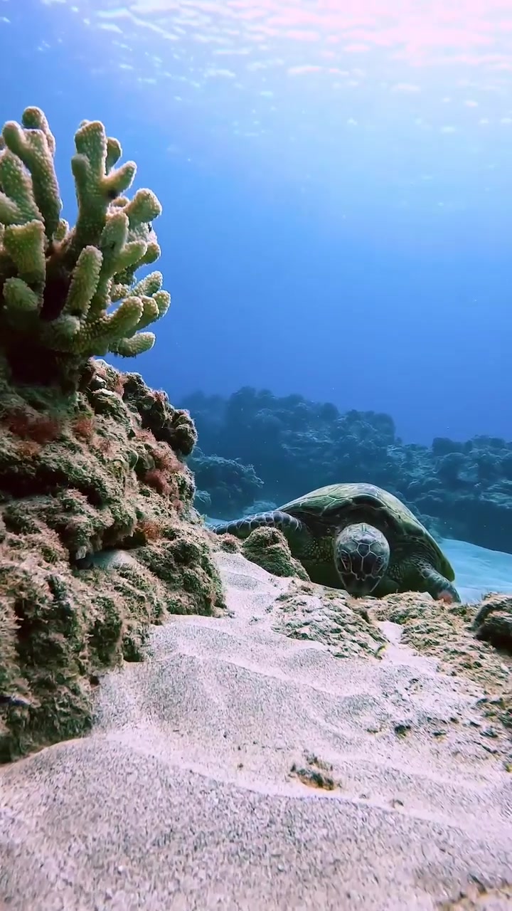 Oahu Hawaii Sea Turtle Encounter