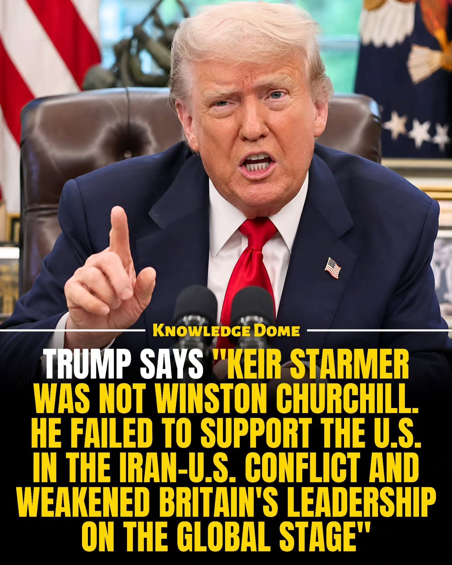 Trump's Criticism of Starmer and the U.S.-UK Military Tensions