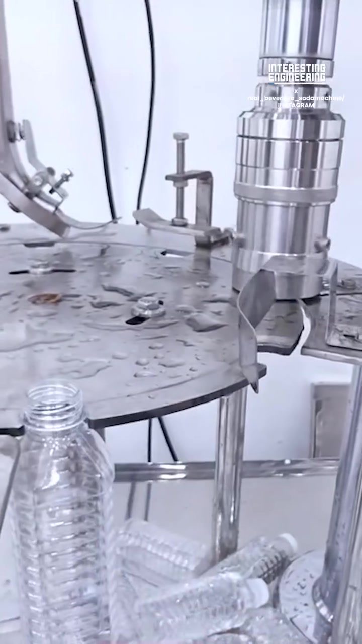 Soda Machine: How Bottles are Filled & Sealed