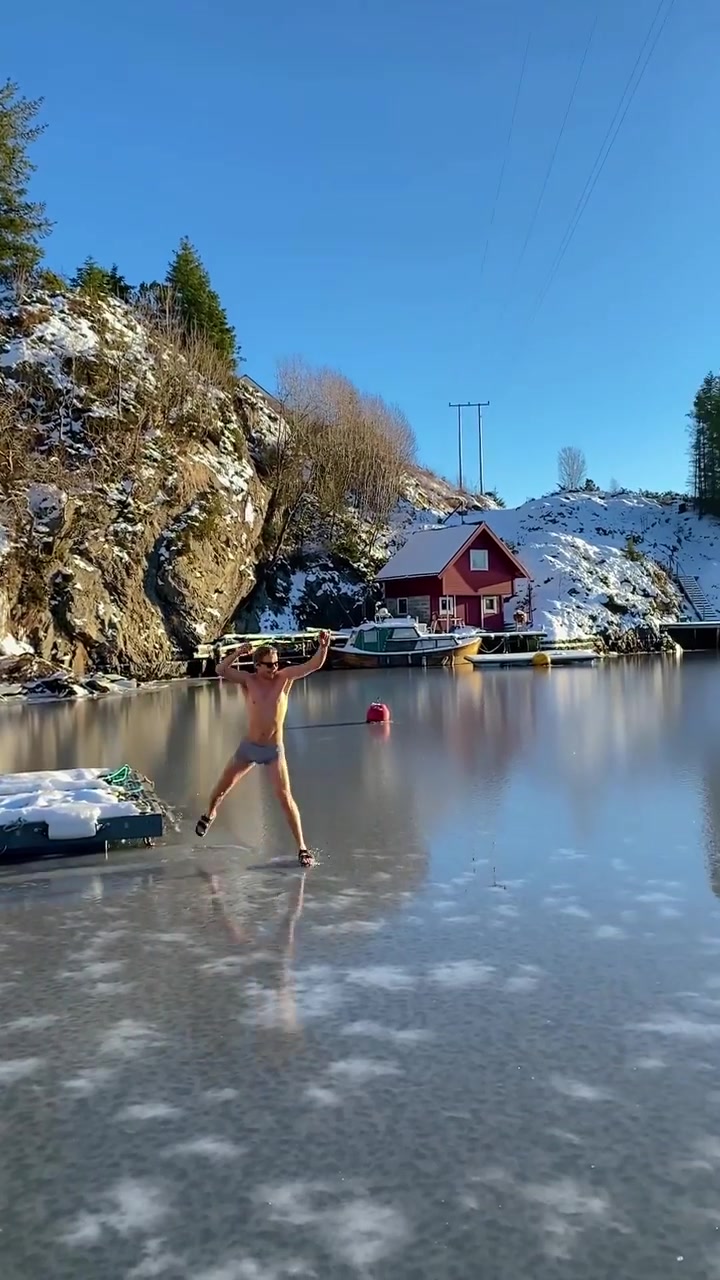 Cold Water Dip in Norway: Morning Challenge