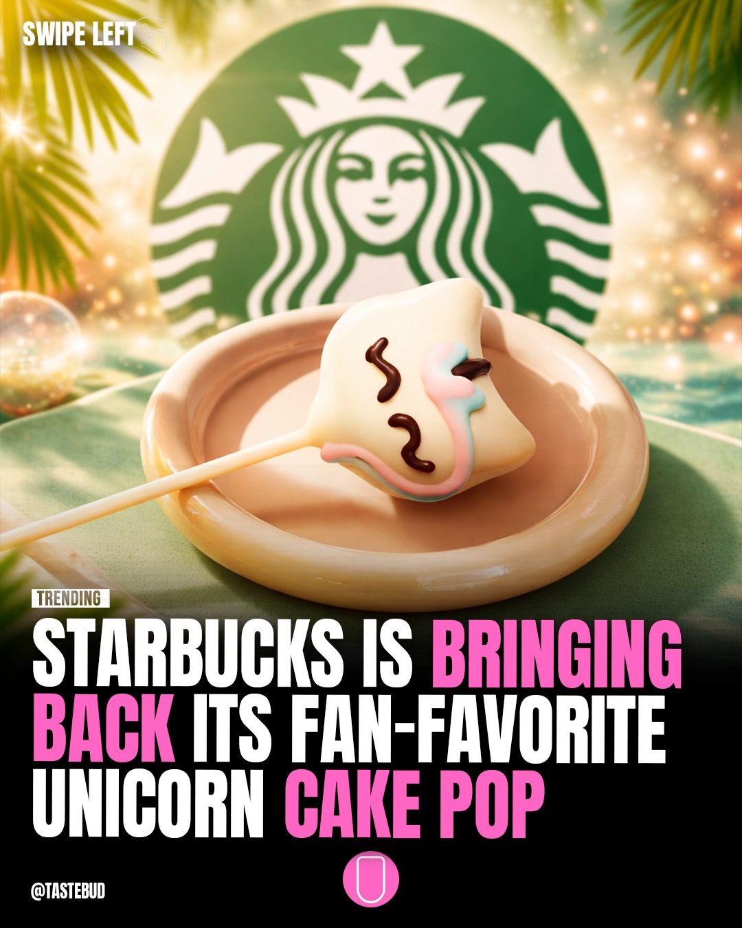 Starbucks Unicorn Cake Pop Returns to 2026 Summer Menu