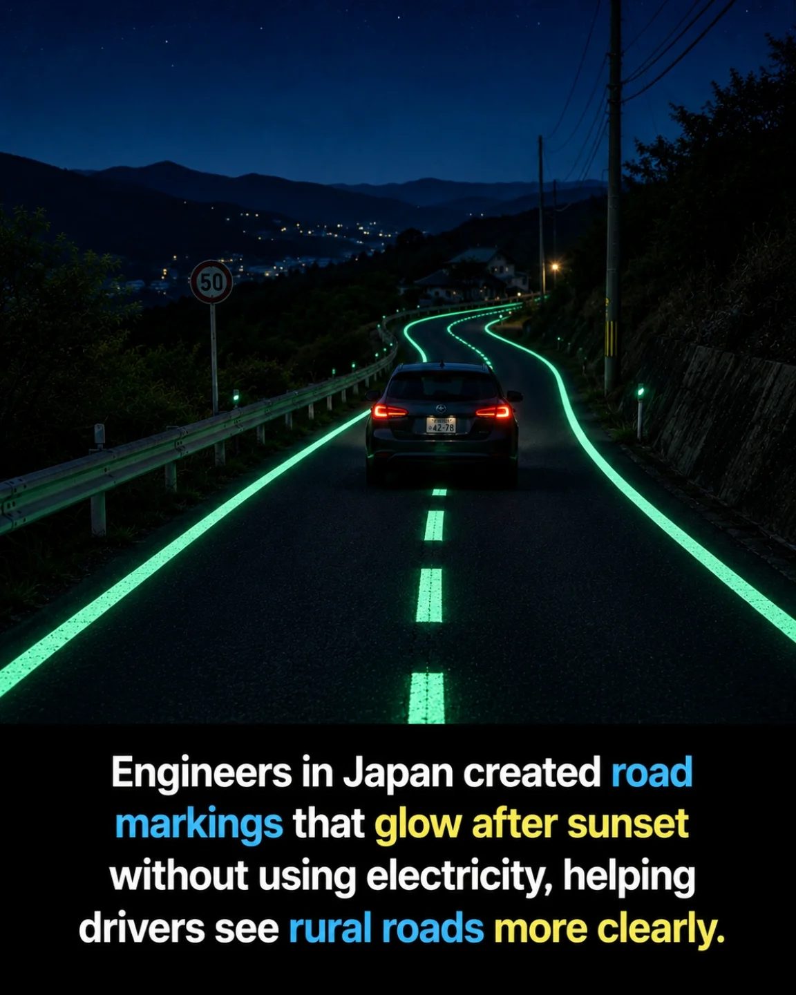 Japan's Glowing Road Markings: Engineering Night Safety