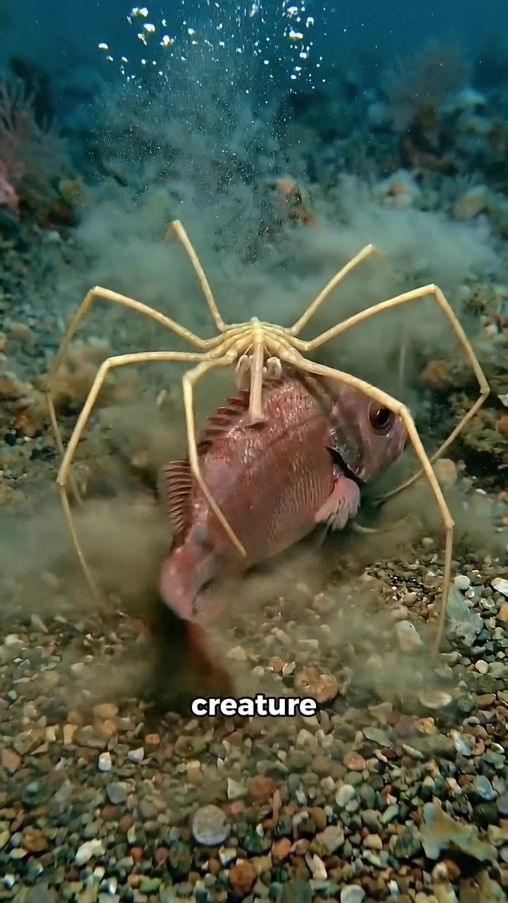 The Unique Hunting Strategy of the Giant Sea Spider