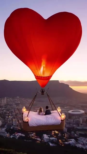 Romantic Sunset Hot Air Balloon Rides for Couples