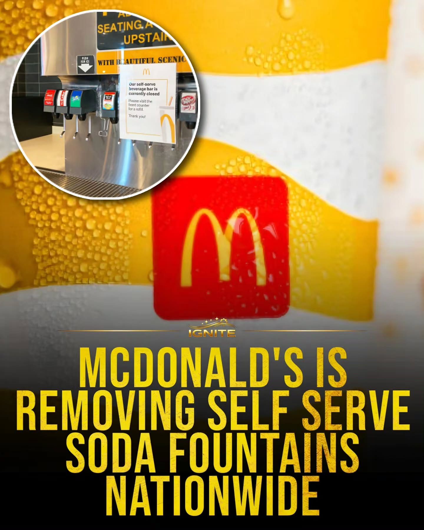 McDonald's Phases Out Self-Serve Soda Nationwide